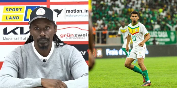 Lire la suite à propos de l’article (Vidéo) Aliou Cissé décortique la prestation d’illimane Ndiaye après le match : « Je sais qu’il est … »